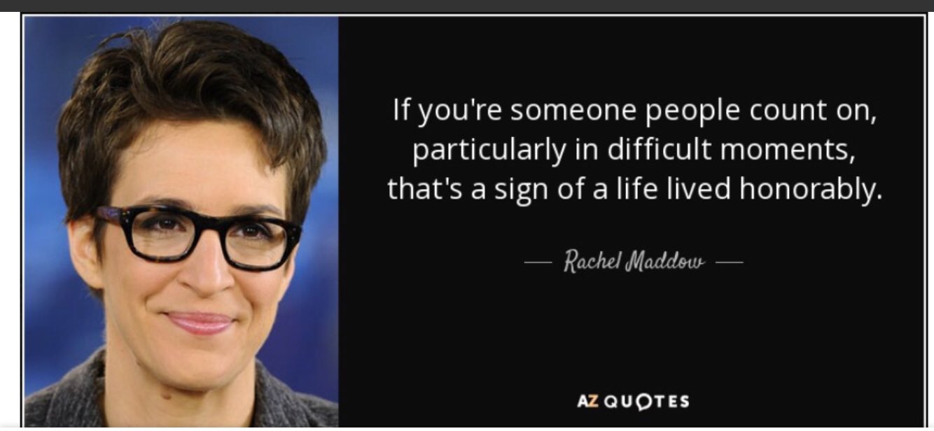 Wishing a very Happy Birthday to Rachel Maddow !! 