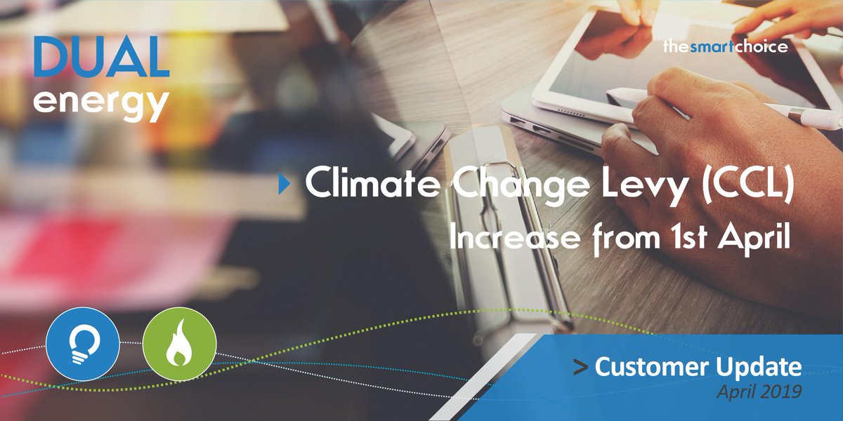 Nationwide increase in Climate Change Levy (CCL) applied directly to the majority of business energy bills in the UK, from today 1st April 2019. Learn more tinyurl.com/yxw9te5o  #ccl #businessenergy #noaprilfools