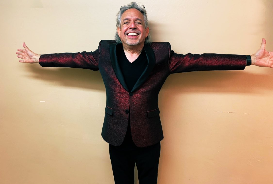 Lin_Manuel's tweet image. My dad is 64, pursuing a modeling career, and I’ve never seen him happier. He told me he’s just waiting for a chance to blow up. So, Twitter, meet my dad.