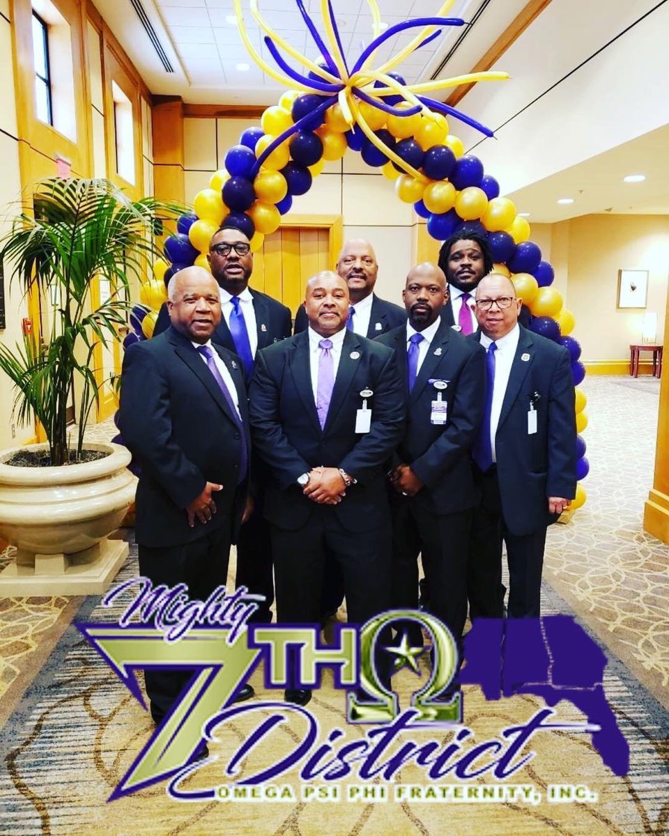 Brothers of Delta Mu Mu Chapter at the 82nd 7th District Meetings in Birmingham, Alabama