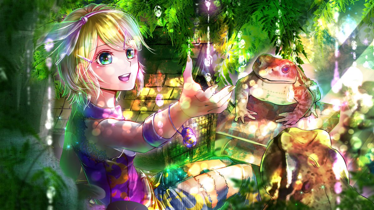 50枚チャレンジ 42枚目 ガマの祠で ガマガエルたちの小さな祠 50枚チャ しげむのイラスト