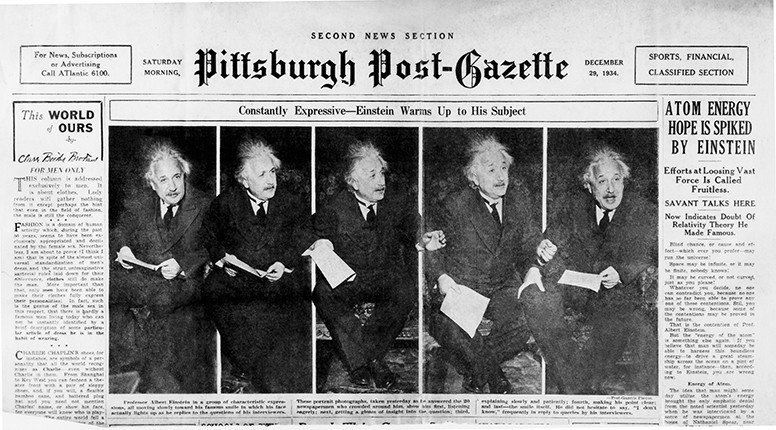 Albert Einstein:  Celebrity Physicist.  New piece in @PhysicsToday about the press reaction to Einstein's later theories (with many thanks to @Melinda_Baldwin @PULibrary @Princeton @The_IAS  @AIPhistory @AlMartinezUT @RandomJetship @HistPhys):  physicstoday.scitation.org/doi/10.1063/PT…    #histSTM