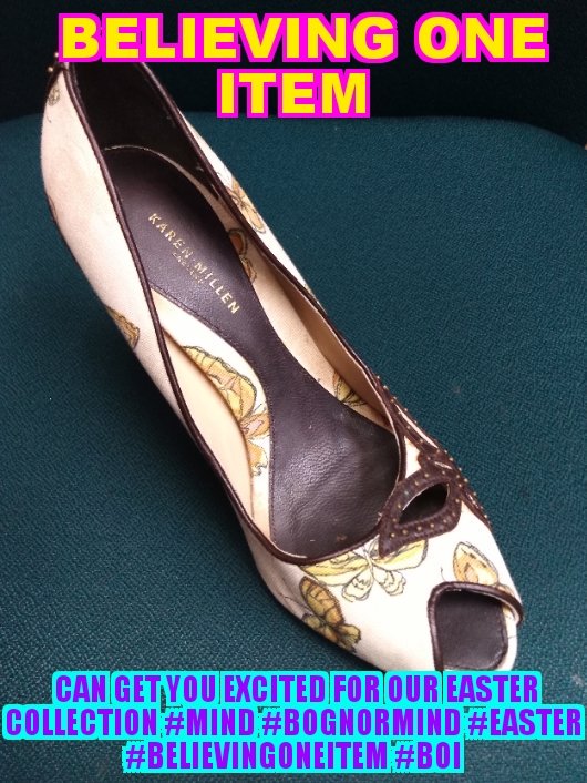 BognorMind's tweet photo. BELIEVING ONE ITEM can get you excited for our #Easter collection... 👡😎😍✌️💖 X
#Mind #BognorMind #BelievingOneItem #BOI https://t.co/Kuqnk0gVr2