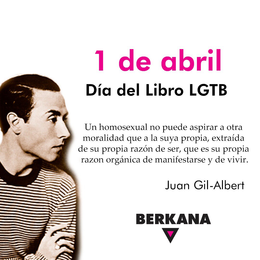 Hoy se cumplen 115 años del nacimiento de Juan Gil-Albert, y celebramos el #DíadelLibroLGTB, para conmemorar toda la literatura que nos ha ayudado a ser quienes somos. Porque a veces abrir un libro es el primer paso para abrir un armario.
¡Lee y sé visible!
