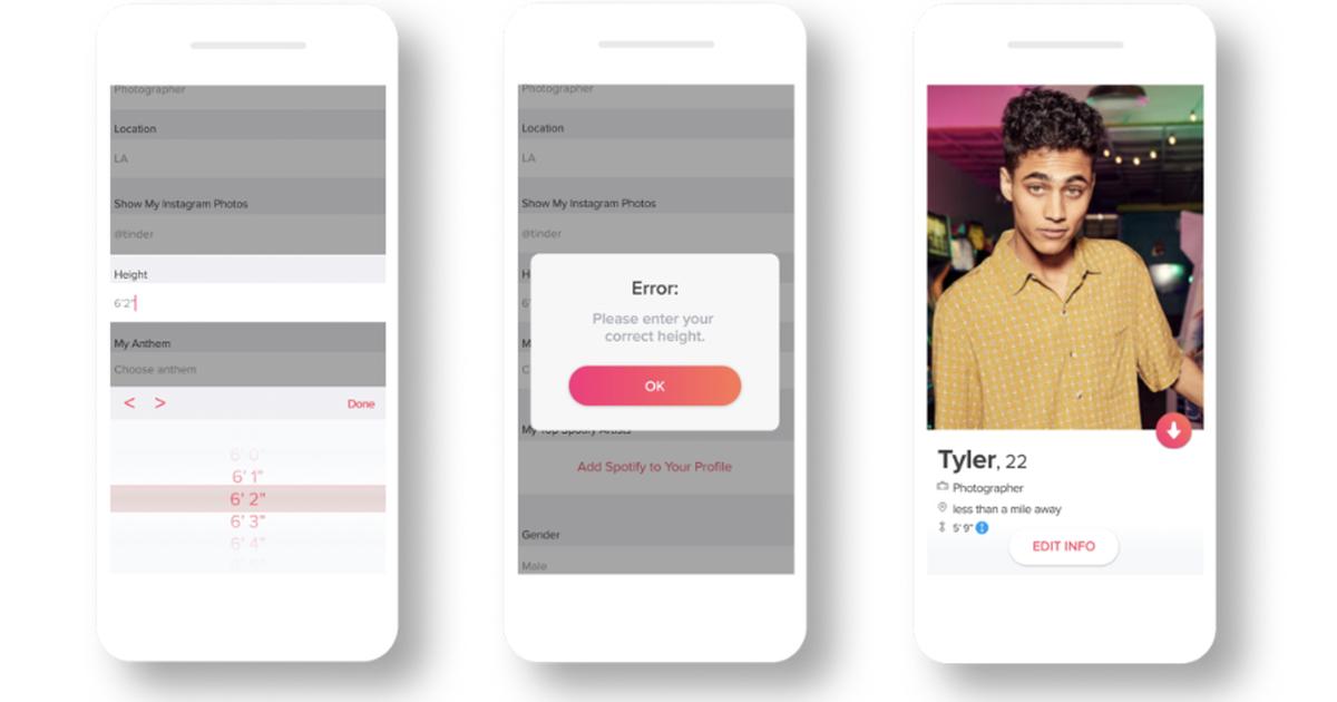 Tinder says it's introducing height verification. If only. dlvr.it/R1y1Dl