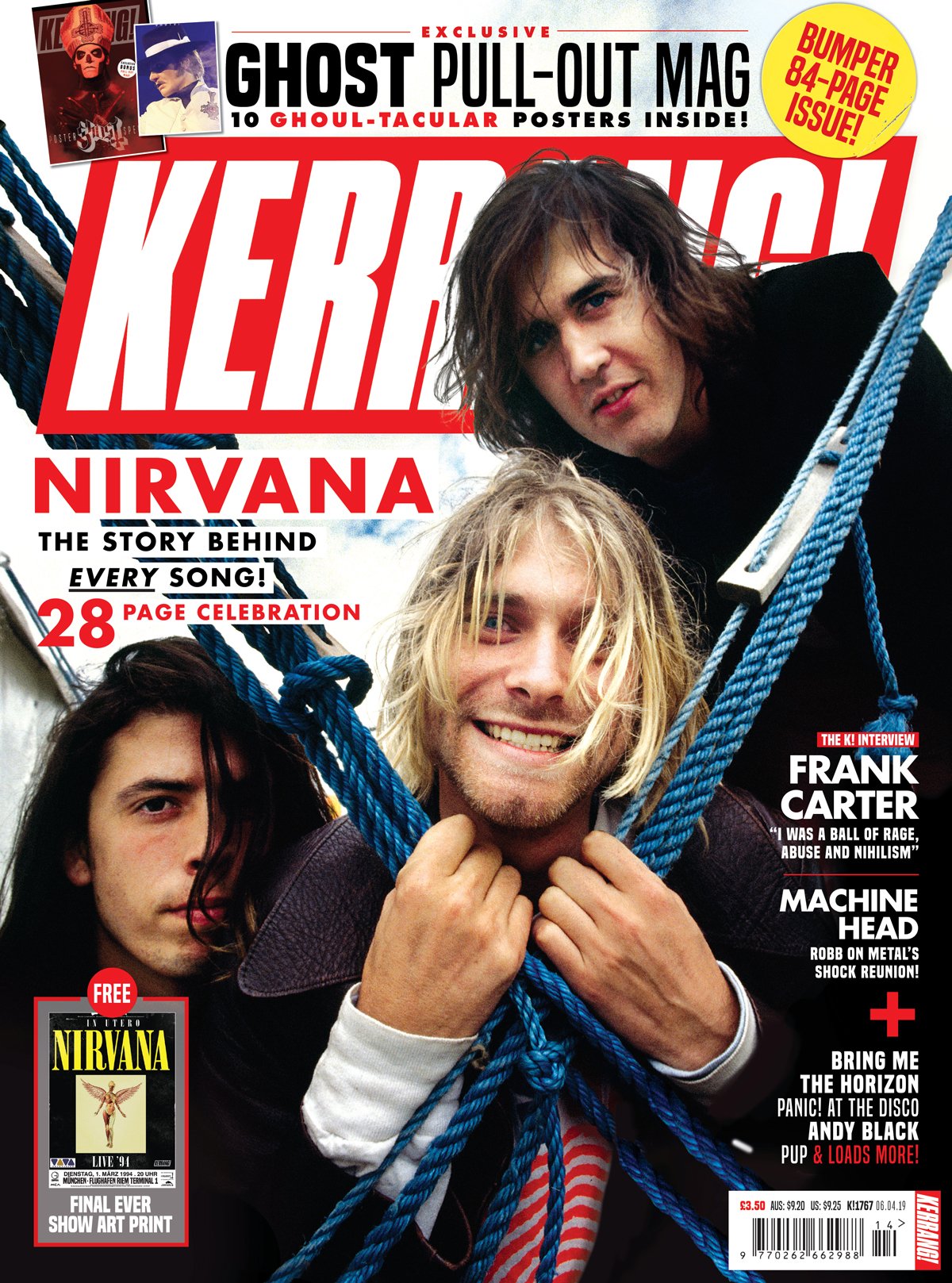 その他 kerrang NIRVANA  Cobain kerrang NIRVANA Kurt Cobain