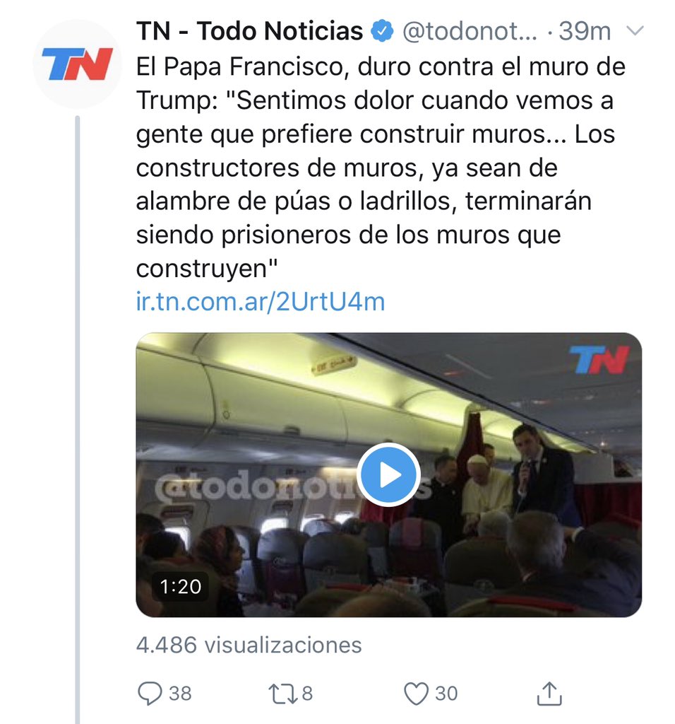 AlberdianoArg's tweet photo. Hay muros y “muros” 🤔 https://t.co/6WvpUVihqo