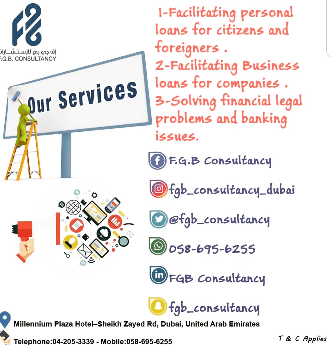 fgb_group_dubai's tweet photo. This is our SERVICES and how to contact and reach us. FGB always glad to HELP you.
#consultancy #help #services #contact_us #facilitating #facility #financial_service #loan #loans #personal_loan #business_loan #legal_advisor #bank_cases #cases #like4like #toptags #liker #likes https://t.co/lO3LDrqgTN