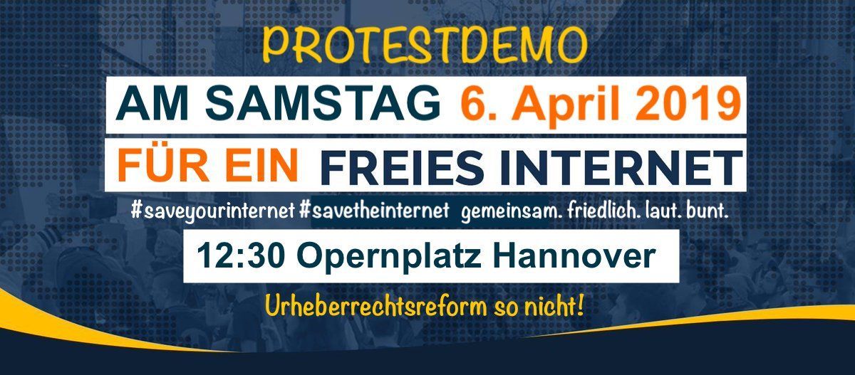 PiratenHannover's tweet photo. Die letzte Chance um der Regierung zu zeigen, dass es so nicht funktioniert.
Bedenkt: Euer Lieblingsfitnessvideo oder Kochrezept ist in Gefahr. Die kostenlose Bildung wird stark eingeschränkt.
#saveyourinternet #savetheinternet #Piraten #Verleger #Verwertung #ehrenbot
#freiheit https://t.co/5vEpdoVov4