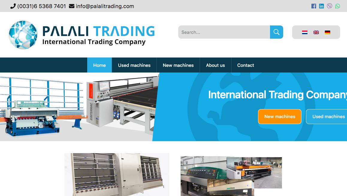 Case: Palali Trading. Voor het bedrijf dat handelt in glasmachines heb ik een meertalige website ontwikkeld. Bekijk de website hier palalitrading.com/?utm_source=tw…
