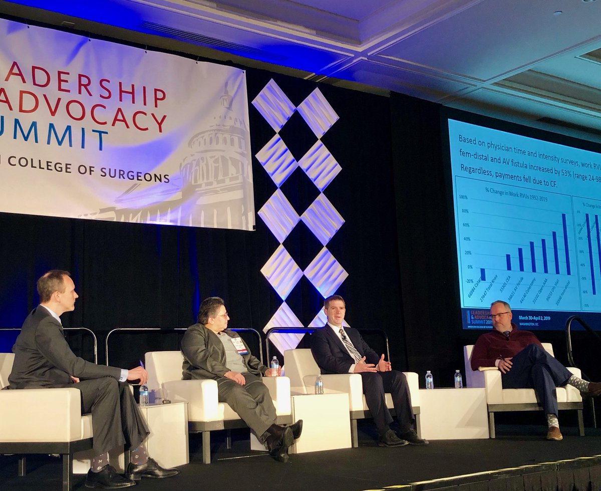 SurgeonsVoice's tweet photo. .@AmCollSurgeons leading a discussion on the future of @MedicareGov #physician #reimbursement #ACSLAS19 https://t.co/xEviuTRHwU
