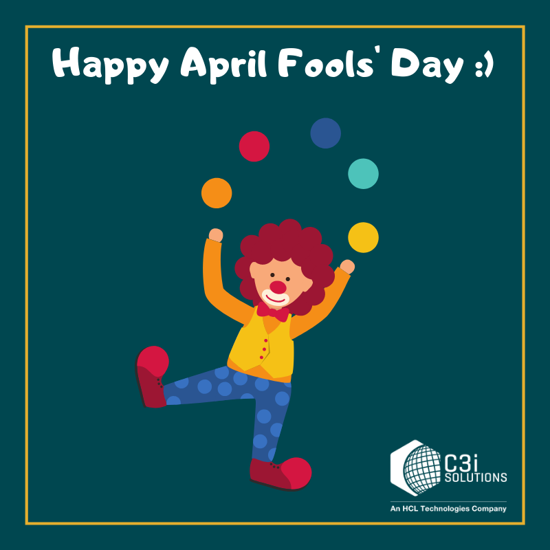 C3iCustCare's tweet photo. Happy April Fools Day! :) https://t.co/szJxU0qPmx