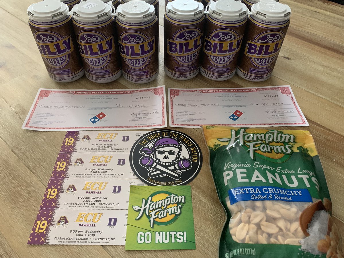 PR927FM's tweet photo. GIVEAWAY ALERT >>> RT &amp; FOLLOW for a chance to win 4 tickets to #ECUvsDuke Wednesday and this awesome tailgate package! (21 &amp; older only) #Stations4Winners https://t.co/cVYINQNXze