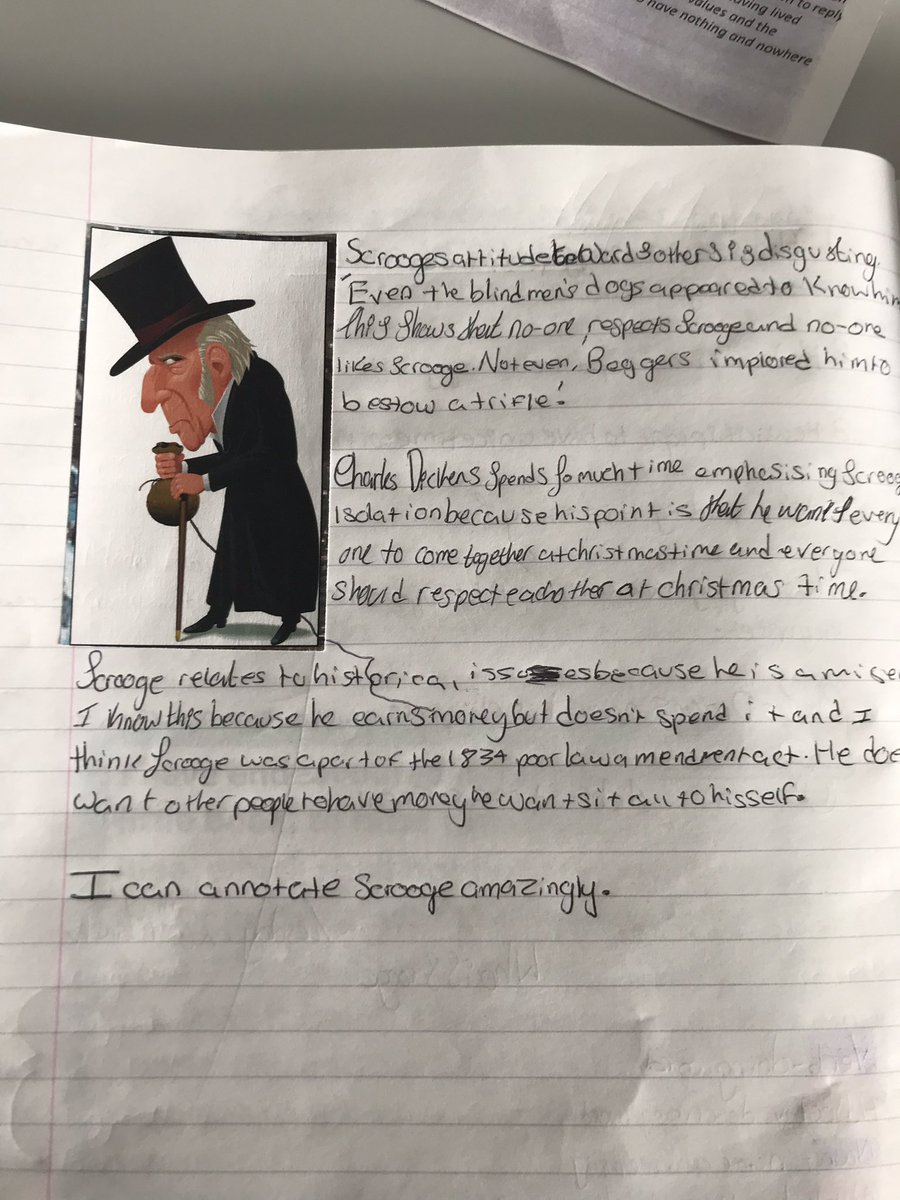 JillOverbury's tweet photo. Current year 10 are producing some amazing English work! Beautiful annotations too! #teamenglish @WestMidsCUTC https://t.co/bbYhj5Zoiq