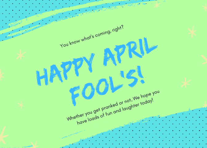soundbeginnings's tweet photo. Happy April Fool's! https://t.co/JfnwL3Dslq