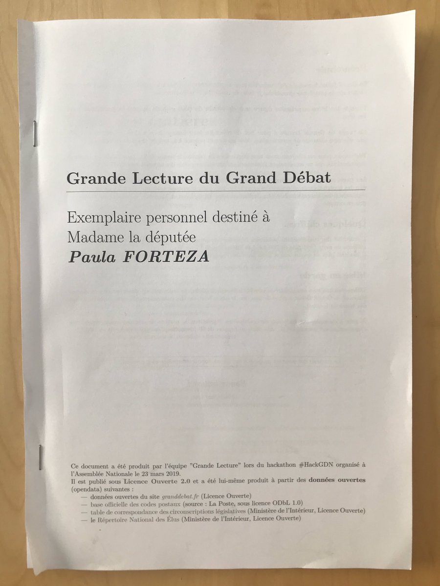 PaulaForteza's tweet photo. ☑️ lecture de 100 contributions aléatoires provenant de la plateforme en ligne #GrandDébatNational (issues de ma circo), grâce à la « Grande Lecture » @cq94 #HackGDN
Très instructif, je recommande ! ➡️ https://t.co/5xFXC1UEis
Même si j’en suis à ma 3ème ⭐️ sur @GAnnotation 😊 https://t.co/NkhBFWxven