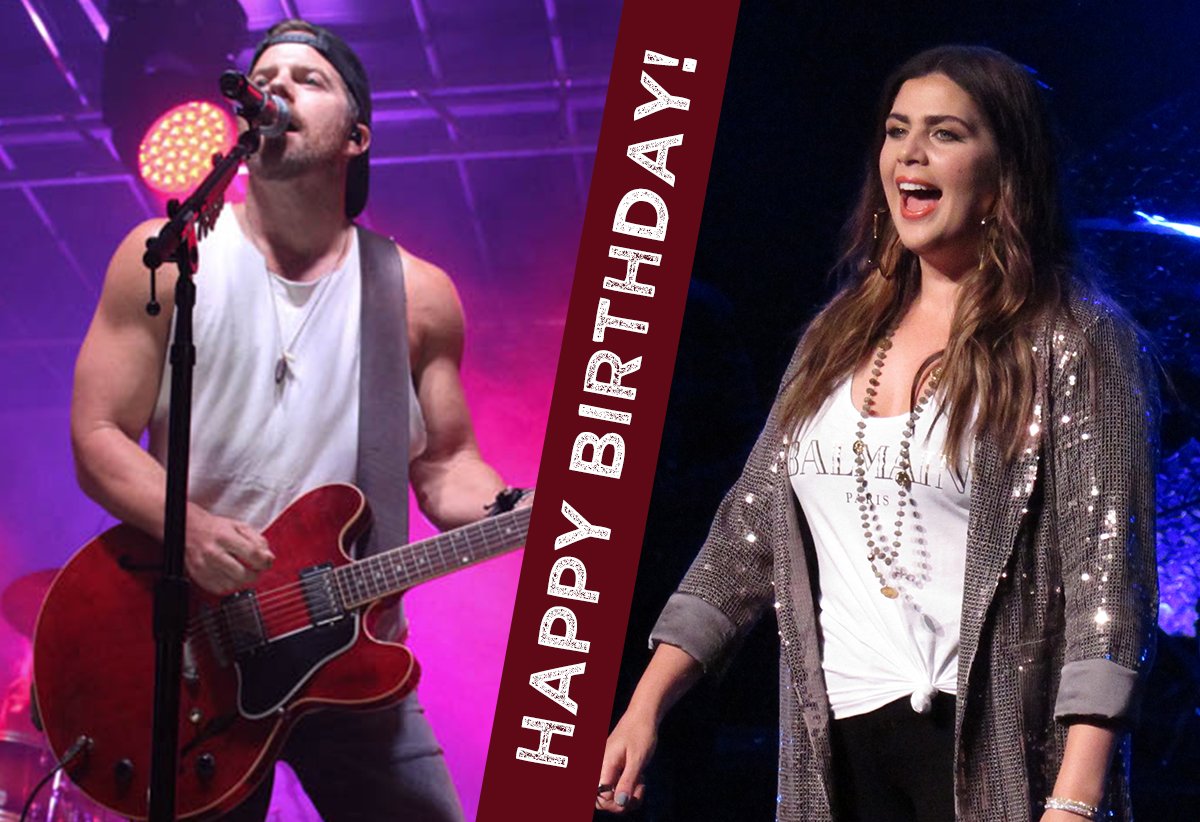 We\ve got another double birthday! Wishing a very happy birthday to Hillary Scott and Kip Moore 