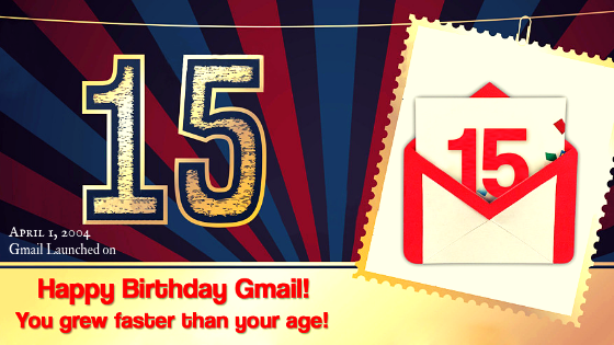 JSBMarket's tweet photo. From storage and interface being the key features of Gmail in 2004, it has now grown up to adding new smart Compose features, email scheduling and languages for its 15th birthday. #Gmail #HAPPYBIRTHDAY #ThisDayinHistory #Newfeatures #innovation #smartcompose #emailscheduling https://t.co/JRj37yM00X