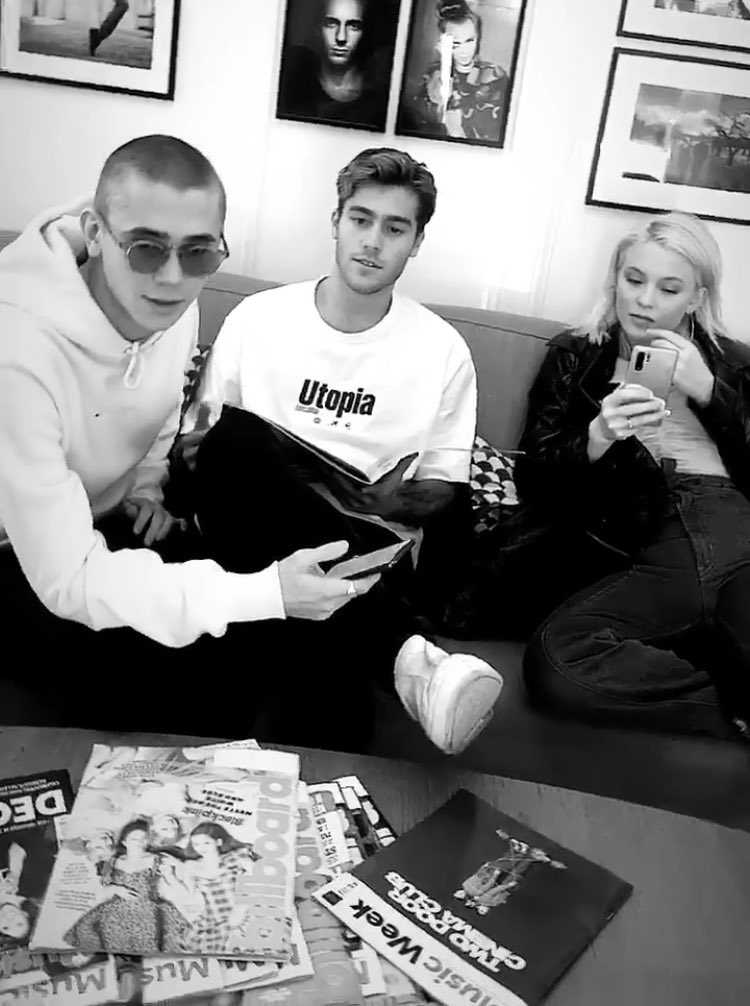 Benjamin Ingrosso Updates On Twitter Benjamin Ingrosso Felix Sandman And Zara Larsson Are Hanging Out Today