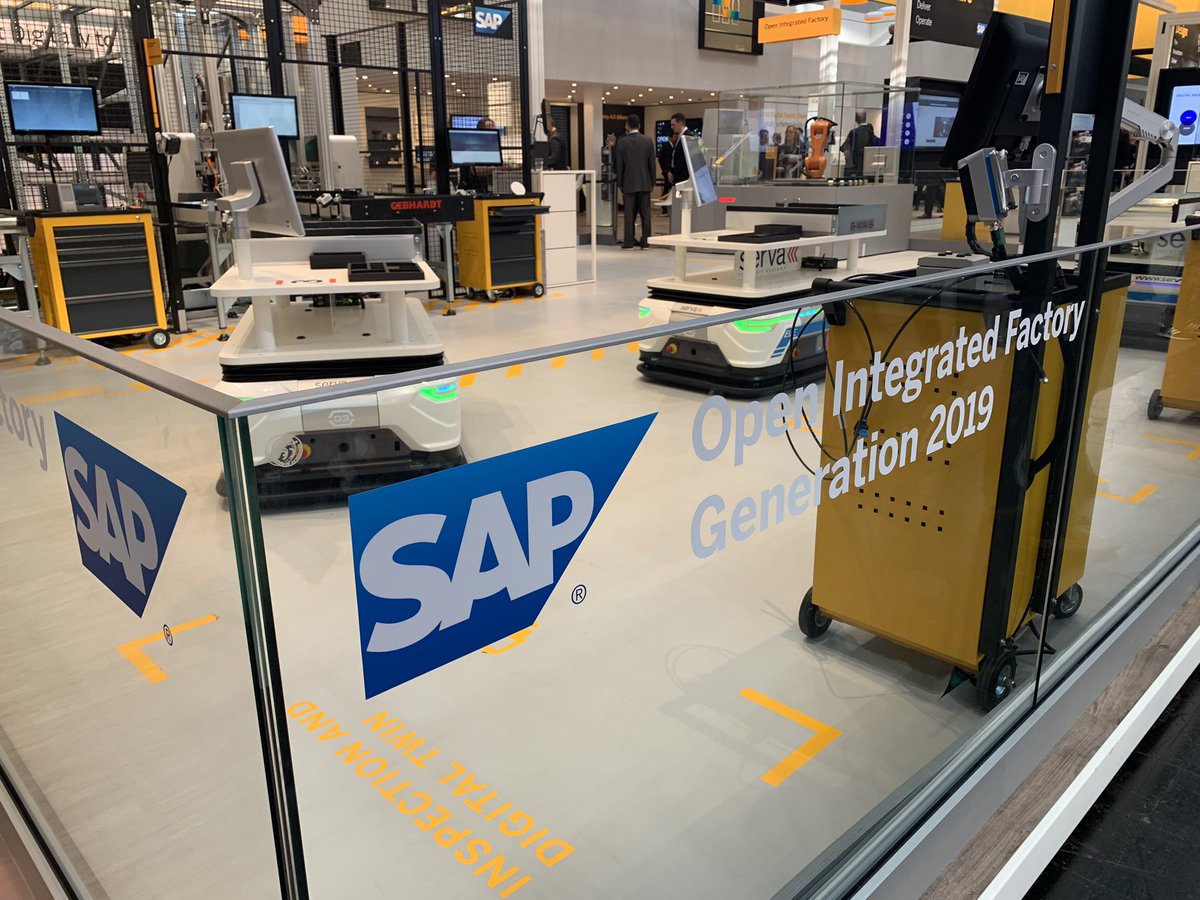 KaliszKarol's tweet photo. Join @RalfLehmann @sap @SCMatSAP at #HM19 for a guided tour on #Design2Operate to learn the #manufacturing orchestration we show live, Hall 7, A02 https://t.co/LWyXbI5V7S