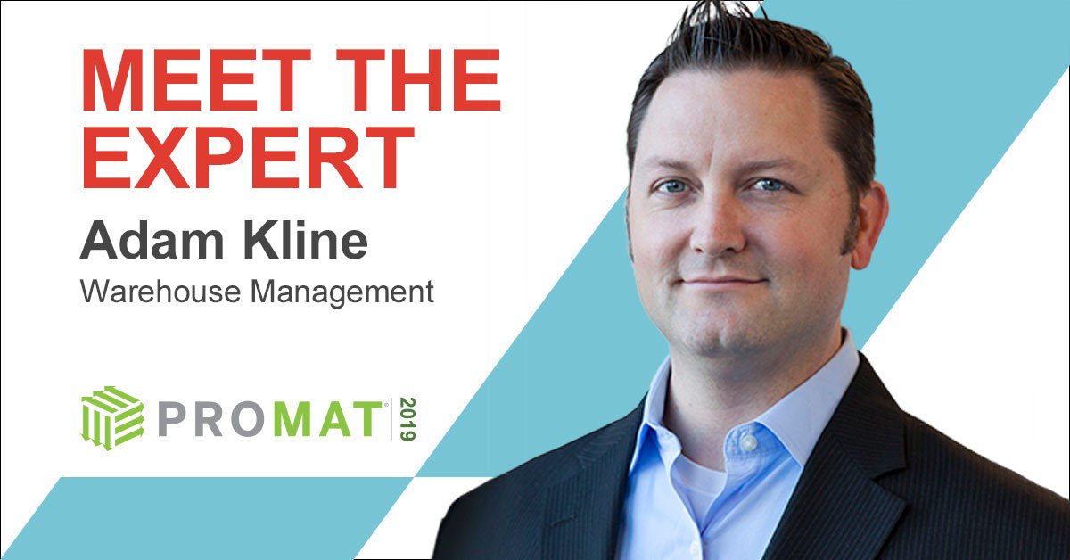 ManhAssocNews's tweet photo. .@akline771, Sr. Director, Product Management, will be at #ProMatShow to discuss the key factors that can improve your #supplychain and how to take your operation to the next level. Schedule a meeting: https://t.co/GJa9wITBcn #PushPossible #ProMat19 https://t.co/63fQSSufAm