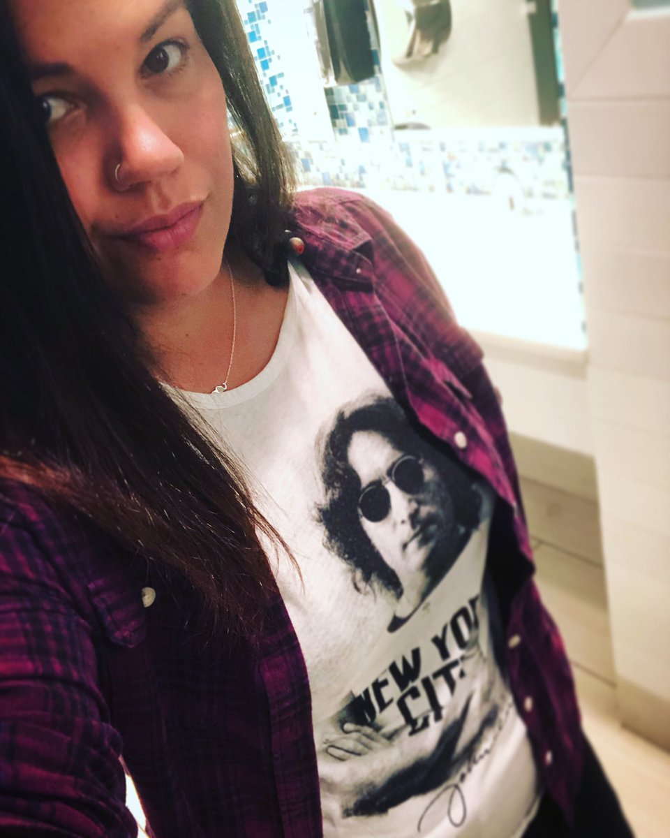 travelreckless's tweet photo. Just had a small child ask who the funny looking man was on my shirt. I worry for the future. SMH #JohnLennon #keepgoodmusicalive #gaygirlgang https://t.co/pZ0ZsIbRr4
