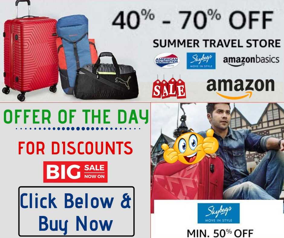 technews_hsi's tweet image. Amazon Sale on Bags
BUY NOW- amzn.to/2HPwT0H
Amazon Link- amzn.to/2yYHkLK
Link to get discounts on all Amazon products
Instagram- instagram.com/carnews.hsi
Twitter-