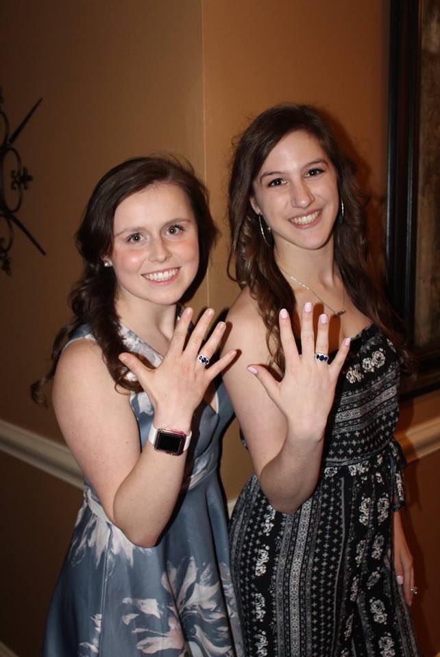 2011_19_FHCheer's tweet photo. Our fabulous Seniors ❤️ - Holleigh Haguewood &amp; Brianna Campbell at their last High School Cheerleading Banquet! - Good Luck in life’s next chapter ladies! Hugs &amp; best wishes! https://t.co/F9XRRNHmnx