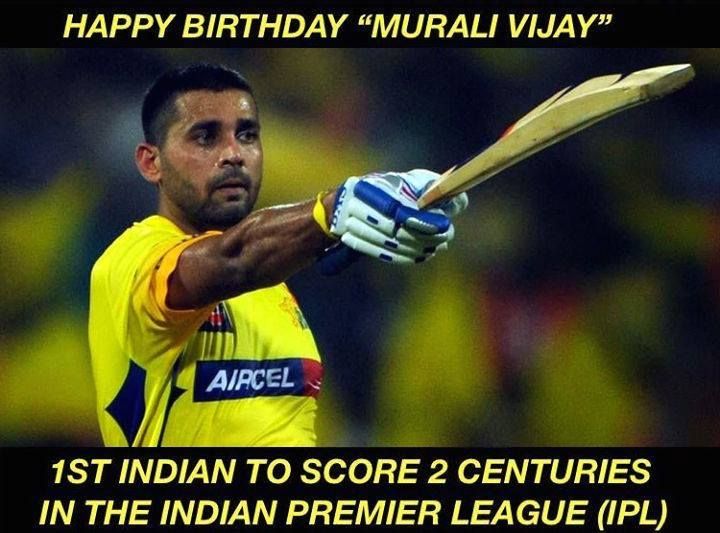 Happy Birthday, Murali Vijay 