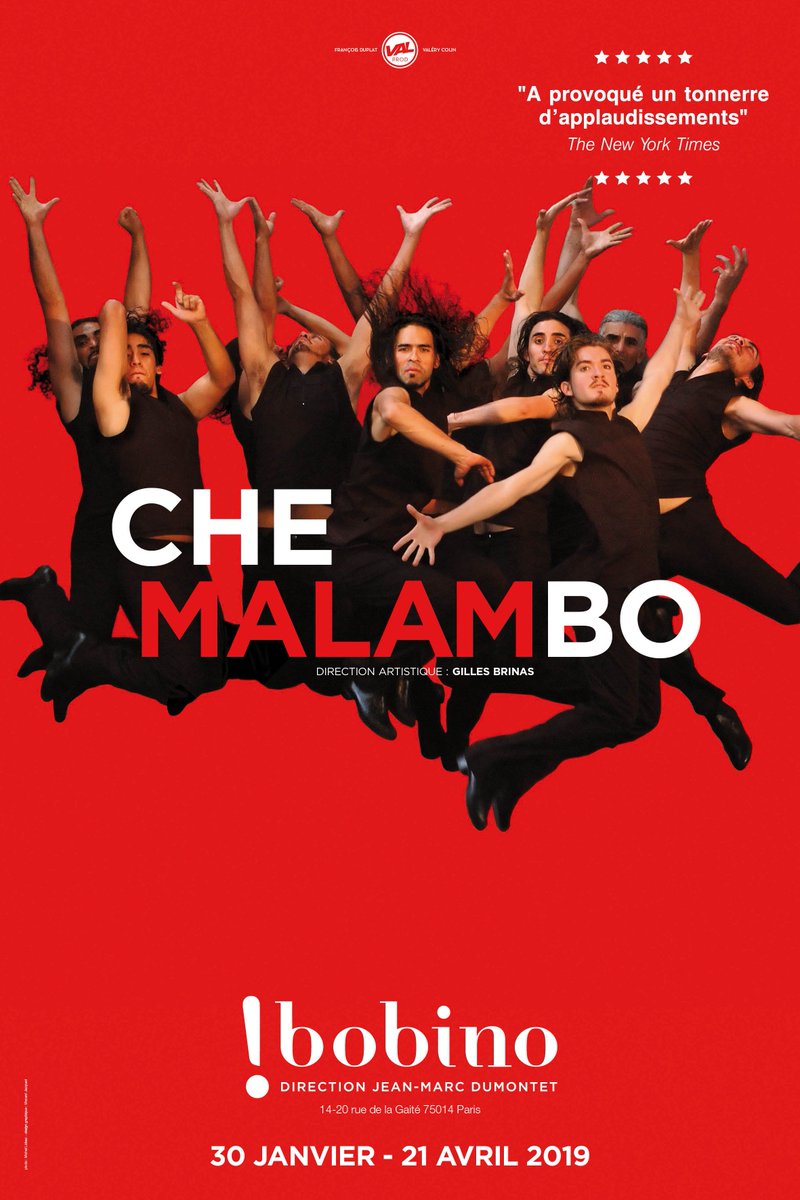 TheatreBobino's tweet photo. Le mois d'avril au Théâtre Bobino, c'est encore plus de spectacles avec :
#CheMalambo
@David_Desclos dans "écroué de rire".
#Tutu
@jeremstar
🙌
Plus d'informations ici : https://t.co/vVEhdaKdcU https://t.co/R2SNDfS0MG