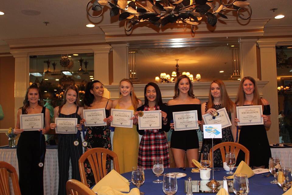 2011_19_FHCheer's tweet photo. These girls aren’t just talented athletes, they are also talented students! Look at all of their achievements. Outstanding GPA Awards! Congratulations ladies! https://t.co/htAOsFpupT