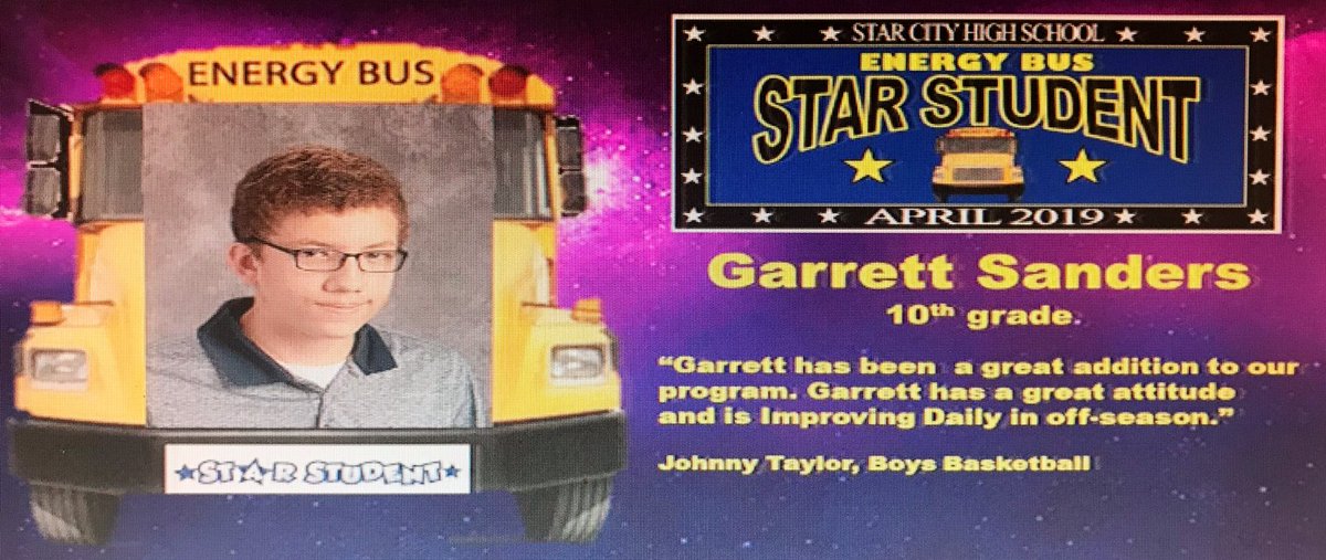 Proud of our guys for doing great work on and off the court! Energy Bus Star Students! #FASTER #ChooseStarCity
