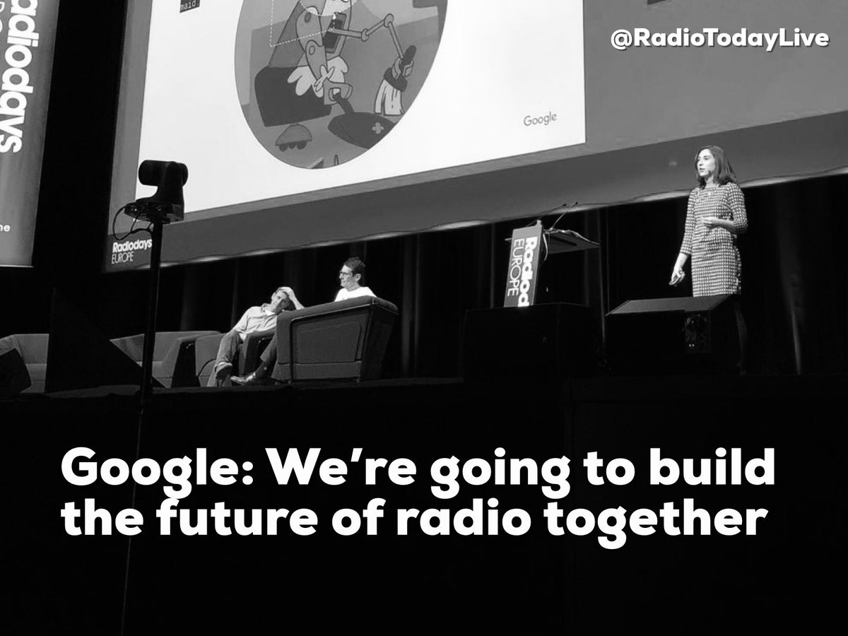 ”The art of telling a story hasn’t changed in thousands of years.. The future of radio is great because we are going to build it together” - @brendapsalinas (News on the assistant, Google, UK) #RDE19