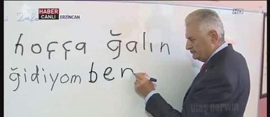 :))
"Hoşça ğalın gidiyom ben"