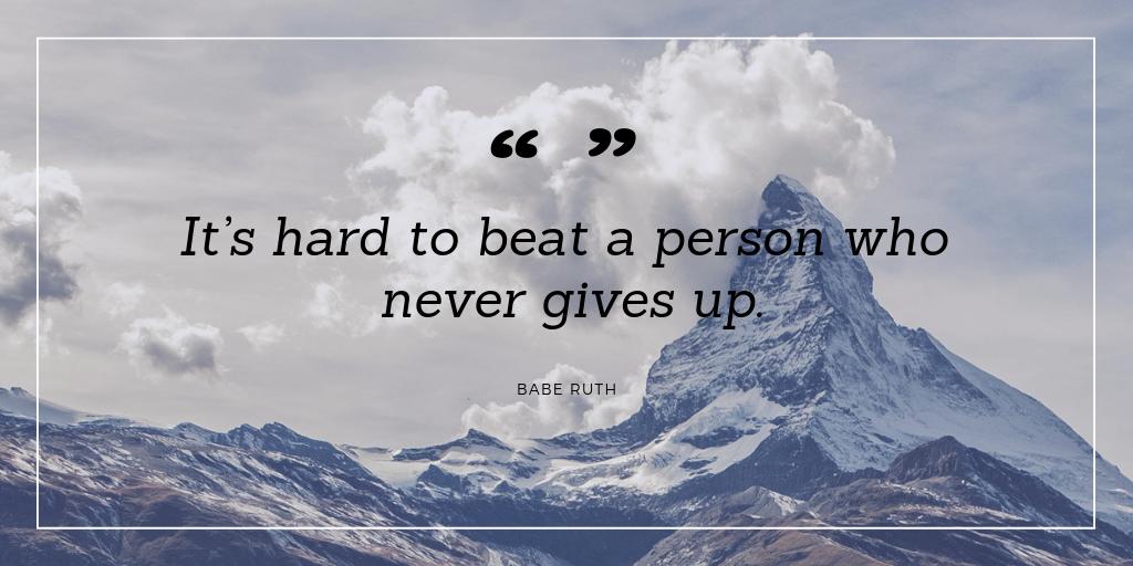 Always persevere. Then become stronger. #ultimusplusgemini #nevergiveup #persevere