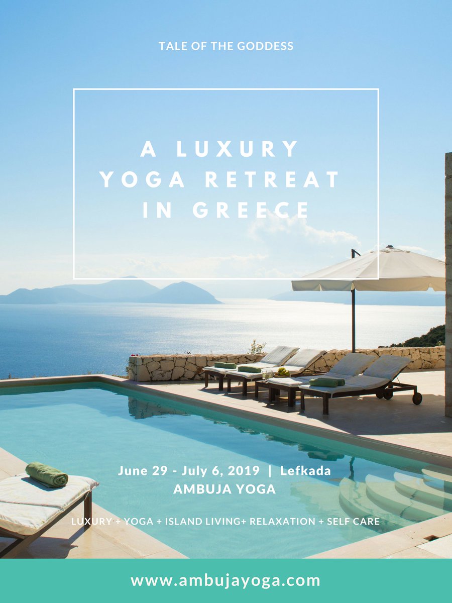 An amazing yoga retreat in Greece is happening this summer. What are you doing to take care of you??? Ambuja Yoga's retreats have been featured on Shape.com and Zappos.com.

ambujayoga.com/luxury-yoga-re…
#yoga #yogaretreat #wellness