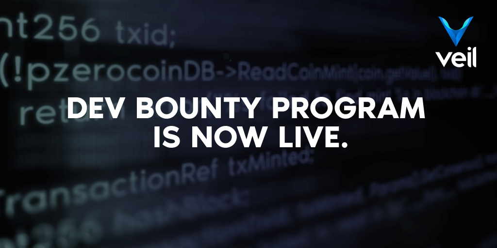 ProjectVeil's tweet photo. The Veil Development Bounty Program is now live!
Developers can now earn rewards for completing bounty tasks and advancing the project.
Learn more here: https://t.co/aH9MFEIUdH
$Veil #bounty #devbounty #privacycoin https://t.co/qJ6N5A2XKl