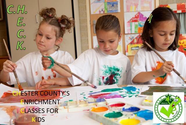 Sign your kids up for CHECK! Kids can bake, play an instrument, explore nature, paint, Irish dance, etc.! A list of the amazing summer classes we offer is online at chestercountynightschool.com