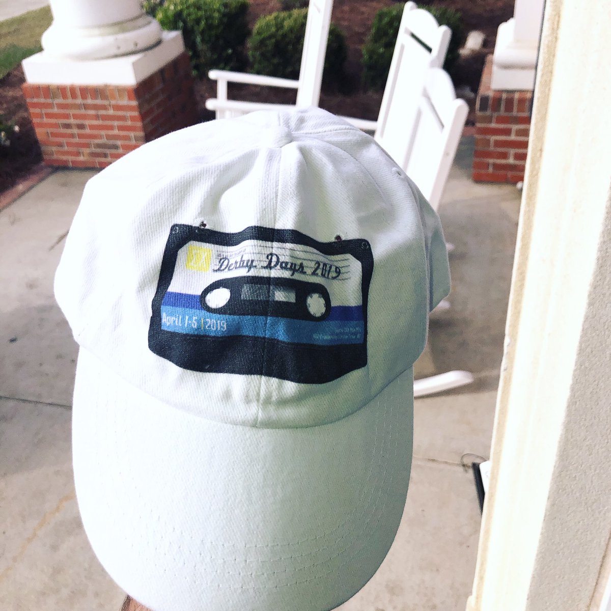 TroySigmaChi's tweet photo. ITS DERBY WEEK! Today there will be 6 brothers walking around campus with this hat on! Take the hat from the brother, take a picture with that brother, &amp; dm it to us to get points for your sorority! Remember the hat can only be taken if the brother is outdoors! Good luck! https://t.co/Oi4SyROaDM