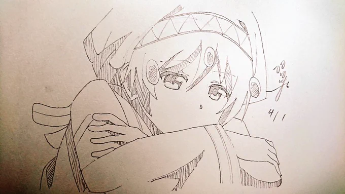 #1日1模写 #スタァライト 大場なな 