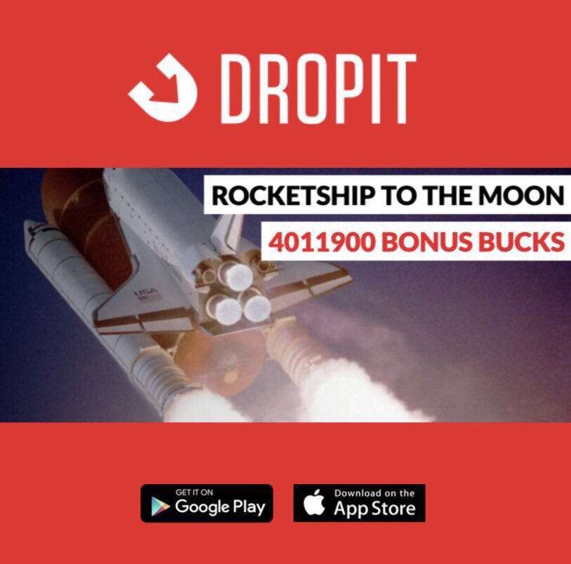 DropitAppUSA's tweet photo. Who doesn’t want to buy a rock ship? Honestly... such a deal! One of our coolest #Drop Auctions on the #DROPIT app today --->>> A rocketship to the MOON 🚀🚀🚀🚀🚀🚀🚀 https://t.co/6eBOAiJsLr https://t.co/90W6TXscIp