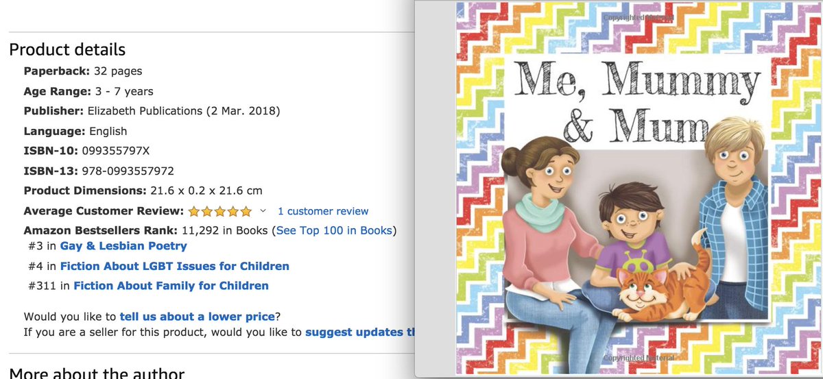 gemmaEdenham's tweet photo. 'Me, Mummy &amp; Mum' has remained in the top 10 since it's release. It's now hit it's highest at number 3! So annoyingly close to being a bestseller!

https://t.co/N8u37oYBcd

#LGBT #GayParents #rainbowFamilies #LGBTkids #2moms #2mummies #pride  #Mothersday #bestsellerbook https://t.co/V5qQ5Dhp6c