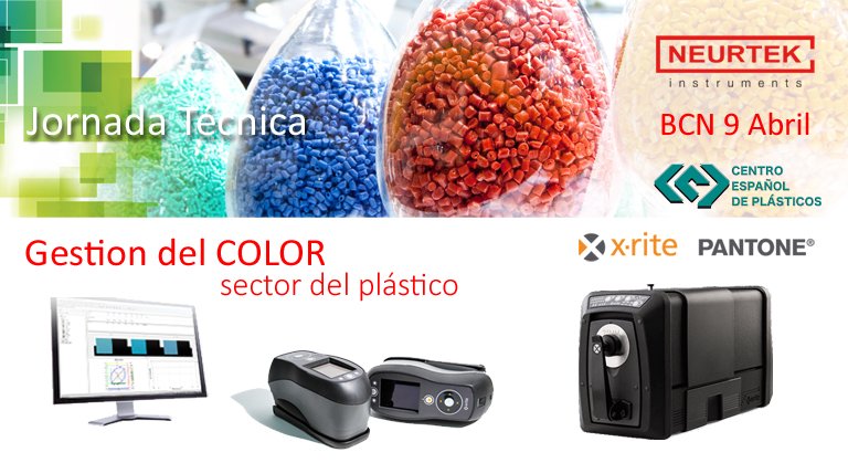 Neurtek's tweet photo. ¡Inscríbete a la Jornada Técnica de Gestión del Color en plásticos!
9 de Abril · Barcelona / @CEPplast · Centro Español de Plásticos
Impartido por @XRiteColor y @Neurtek 
https://t.co/Hsdt4qPO4C https://t.co/SspXKRl7jz