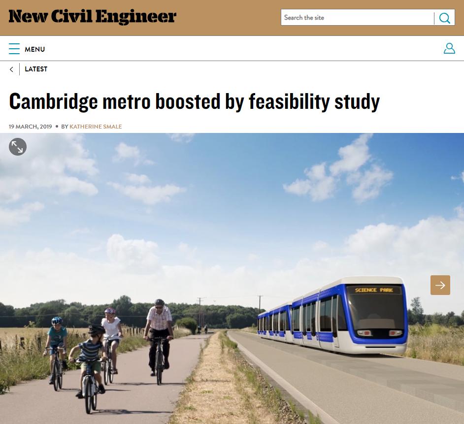 In March,  @CambsPboroCA and  @GreaterCambs announced the next stage of their plans for the Cambridgeshire Autonomous Metro (CAM), a bus rapid transit system on steroids that promises to transform transportation in the region 