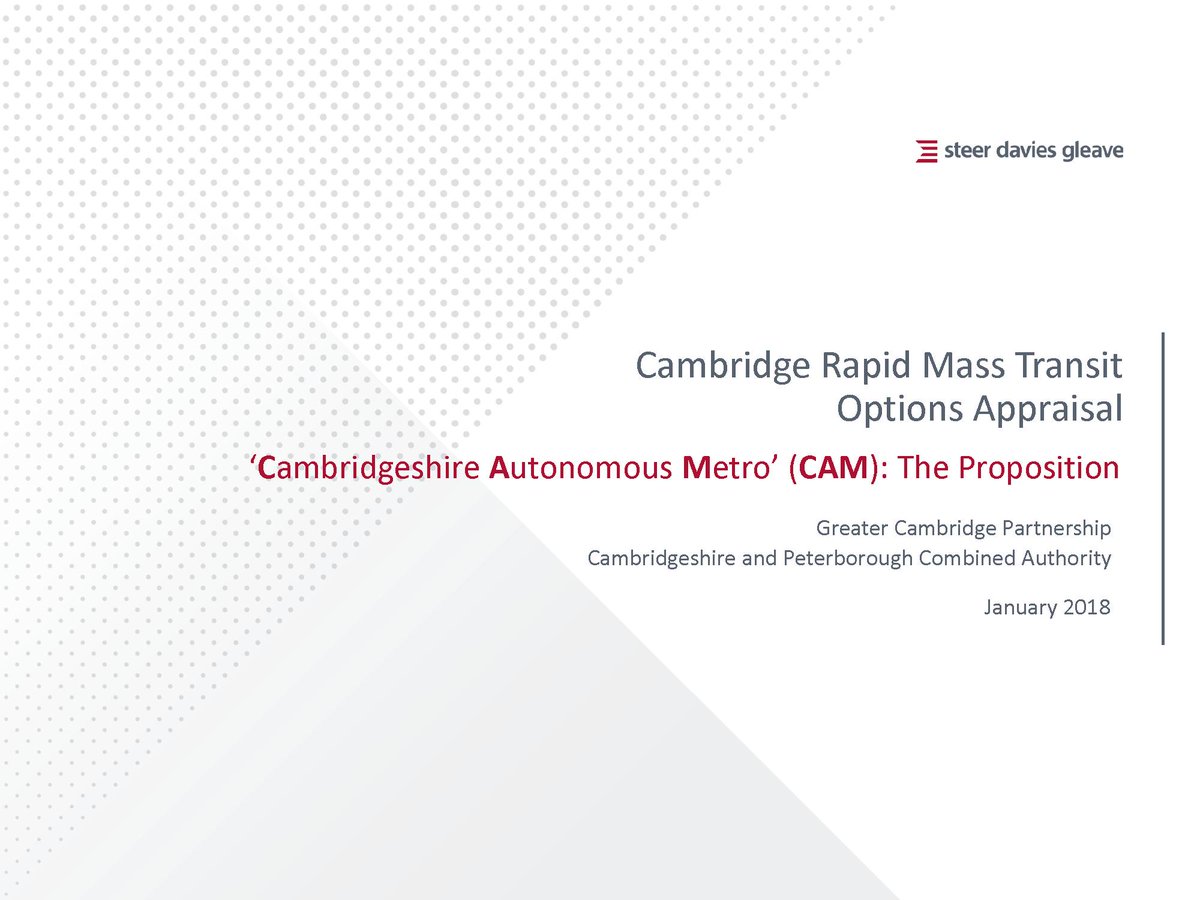 First, it is worth understanding why this system was chosen.The options appraisal process that selected CAM (apparently a  @Steer_Group proposal in the first place) was also undertaken by… erm…  @Steer_Group back in January 2018.