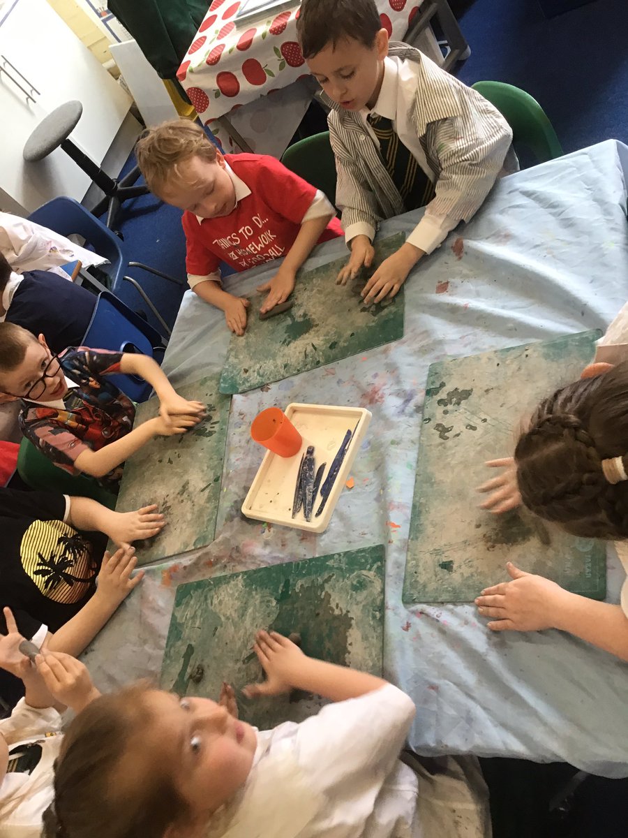 sjvblackpool's tweet photo. What a fun afternoon! We have made clay thumb pots #SJVClass2BH #SJVArt #lotsofmess https://t.co/FqM3wMn2Pw