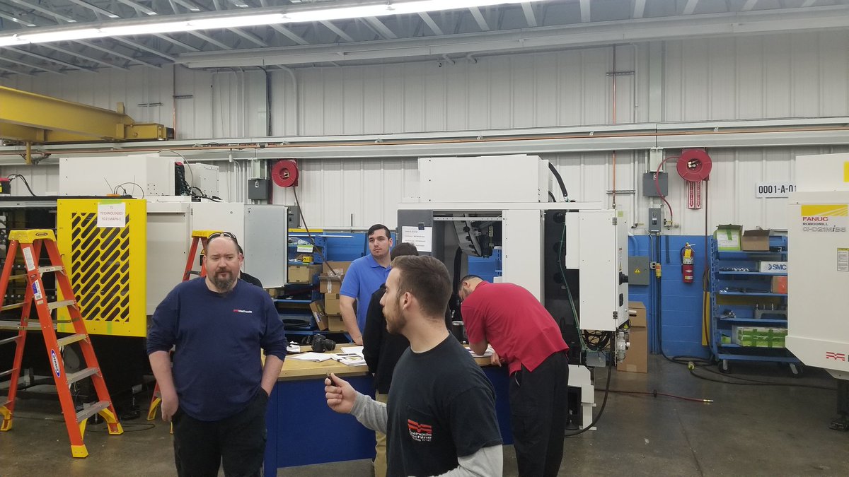 MethodsMT's tweet photo. We are holding a #buildevent for our RoboDrill Plus K Automation System. Bringing in staff from our offices across the US helps make sure that every machine is built to the exact specifications that our customers expect from Methods. #methodsmachinetools #training #machinetools https://t.co/yZ2vdAJed5