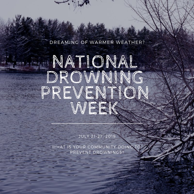 The weather fooled us this weekend, but here at the Lifesaving Society, we are thinking about warmer weather and planning for National Drowning Prevention Week.  

What does your community do for National Drowning Prevention Week? #drowningprevention