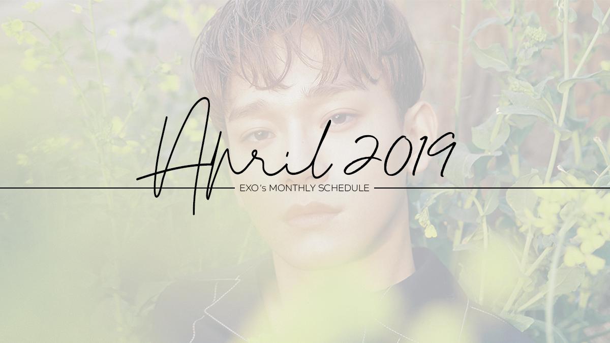 exo_schedules's tweet photo. THREAD 📋 April 2019 Schedule

- Do not reply to this thread
- DM if you have any questions

#EXO #엑소 @weareoneEXO @B_hundred_Hyun @layzhang https://t.co/rGfIcPIzop