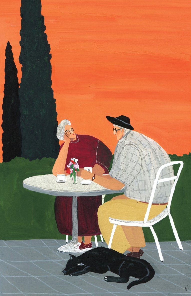 함께 나이들어 간다는 건 서로를 곱게 물들이는 일이어야지.

- Illustrations: by 김혜림 작가